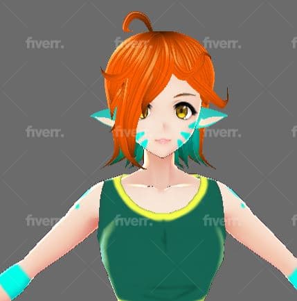 Create Vroid Character For Vtuber By Ixxxdd