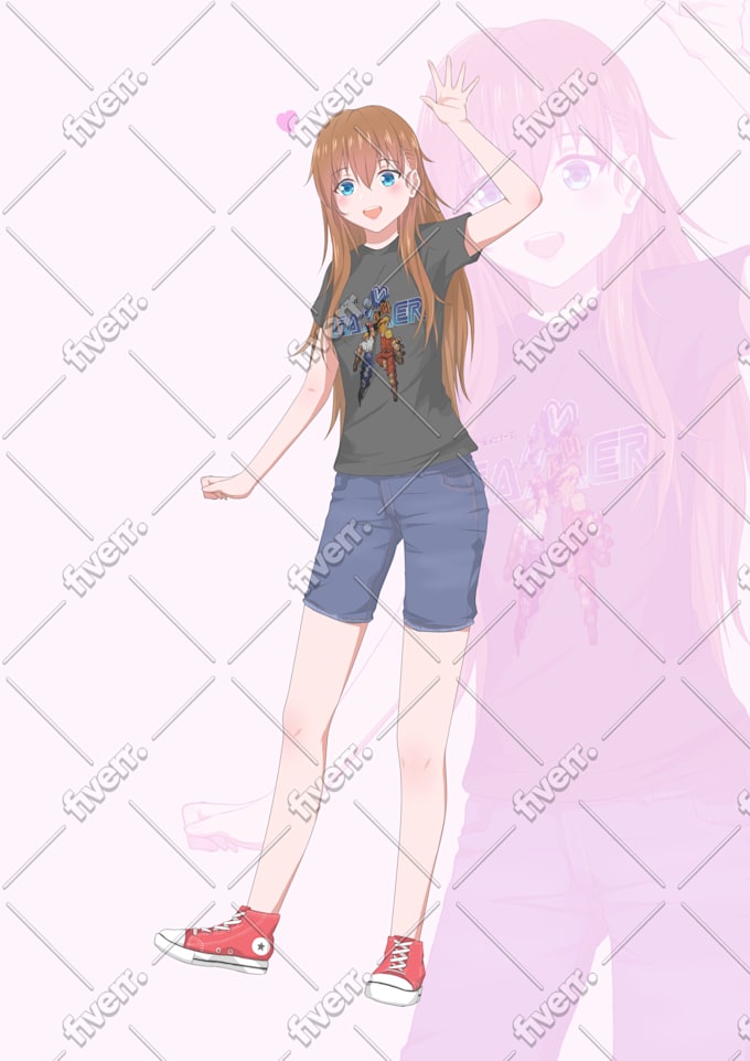 Draw An Anime Or Original Character Illustration By Larcian