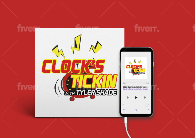 design modern, photo, cartoon podcast cover artwork and logo
