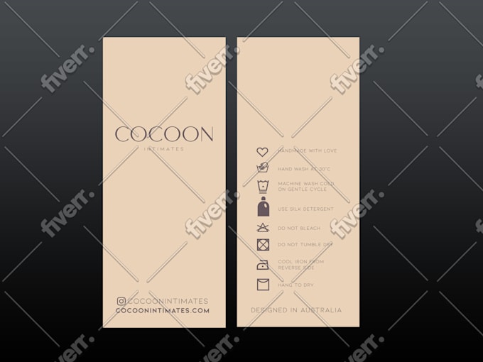 Design hang tags and clothing labels by Rauf4u | Fiverr