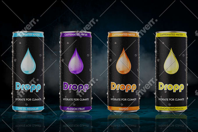 Design labels for cbd oil, beer, soda, energy drink cans or ...