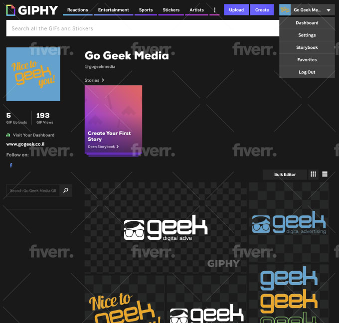 Apply For An Artist Channel – GIPHY