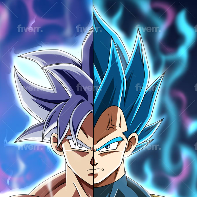 Draw a dragon ball z anime character for you by Volthunder