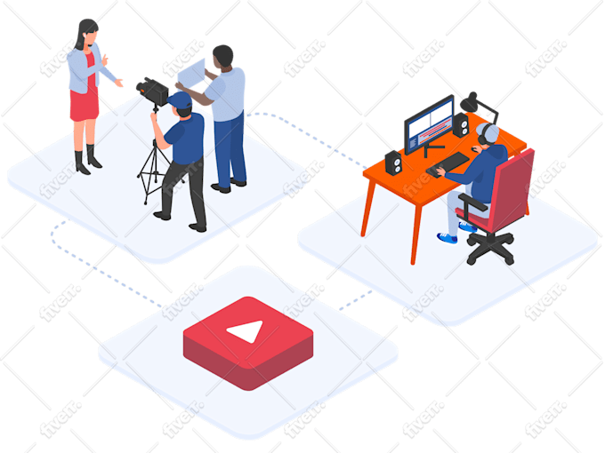 Create Amazing 3d Isometric Vector Illustration Design By Boimwoim