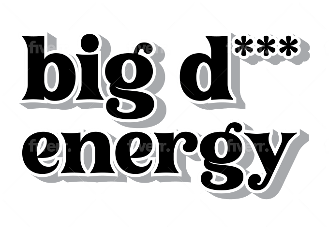 BDE: Big Dio Energy' Sticker