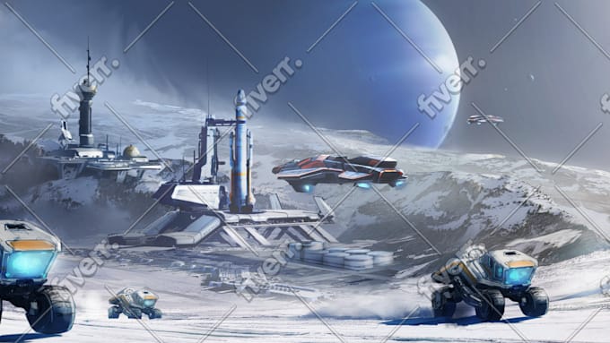 Create Environment Vehicle And Prop Concept Art By Dimax Art