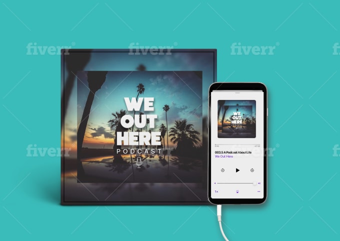 design your podcast cover and logo