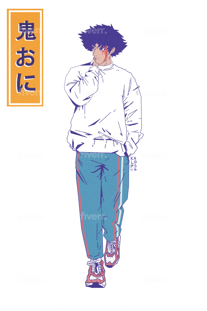 Illustrate Anime Characters In Modern Streetwear Clothes By Adibahamed Streetwear x anime & other characters. illustrate anime characters in modern