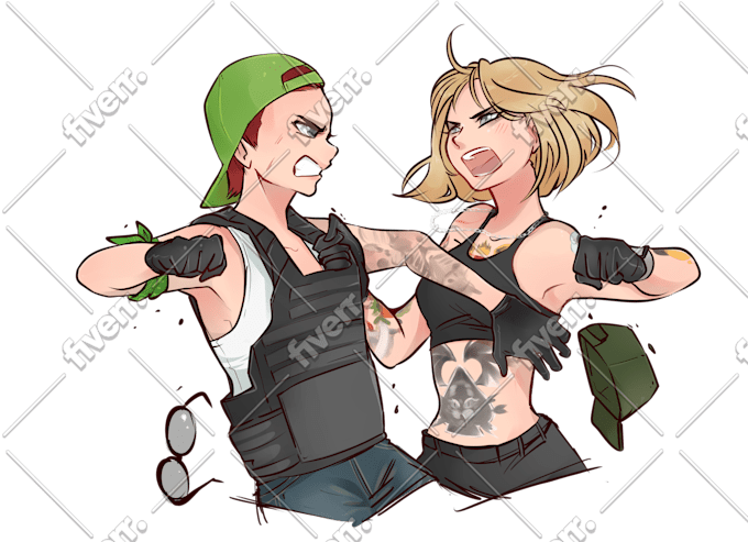 Draw Oc Character Avatar Anime And Twitch Profile By Anaokie