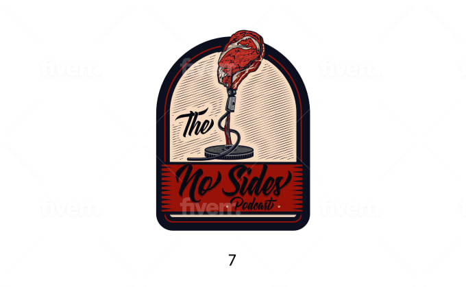 Create vintage logo design with hand drawn illustration - Image 8