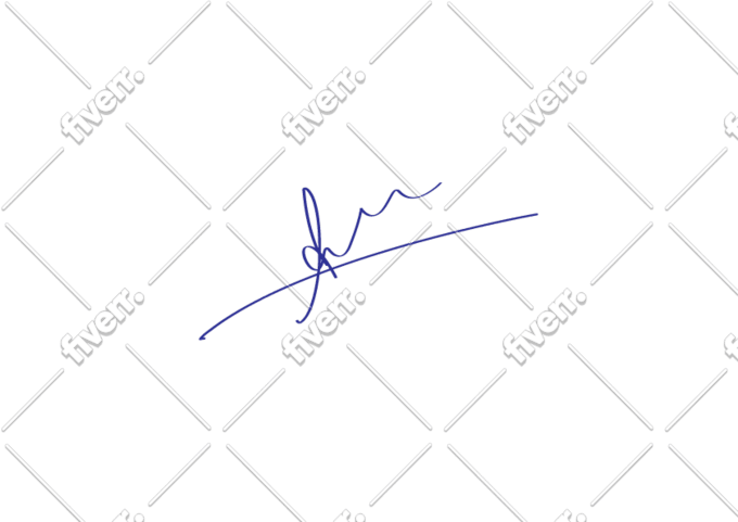 Digitise your signature for logo and email by Ingraphics | Fiverr