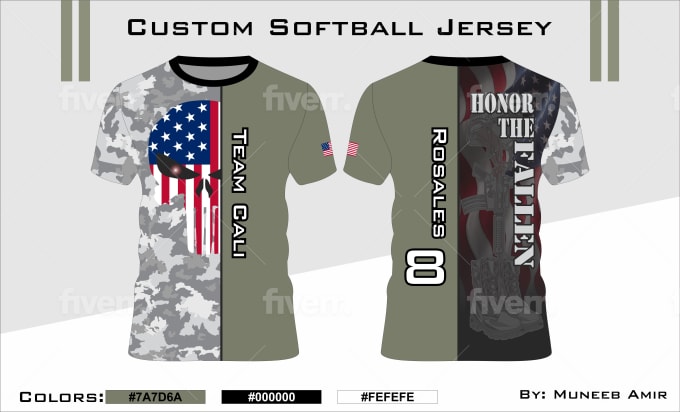 Design all types of softball jerseys and baseball unifrorms by  Design_com101