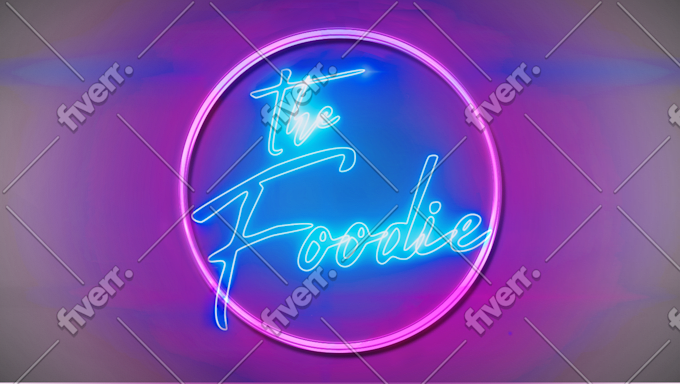 Write Anything With Neon Light Letters By Nandypsd Fiverr
