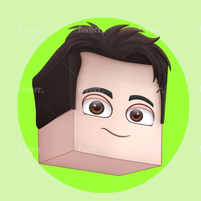 Make avatar head of your roblox or minecraft character by