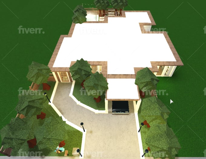 Build You An Amazing House On Roblox Bloxburg By Mrbaconman - $20 000 modern house build roblox bloxburg houses