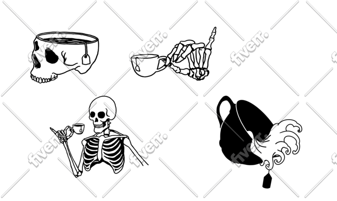 Design Traditional Line Art Minimalist Tattoo Flash For You By Faheemtahira Fiverr