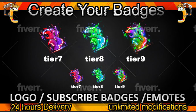 Twitch sub/bit badges // Crystal gem stones