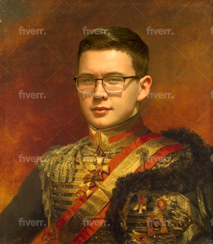 Make Your Custom Renaissance Oil Painting Portrait By Unq7arg
