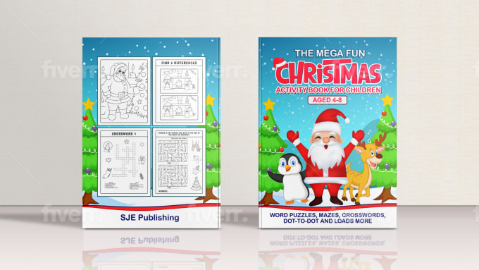 Christmas Activity Book for Kids ages 4-8: A fun Workbook for Christmas  Holiday - Drawing, Coloring, Tracing Mazes, Dot to Dot Puzzles, Word  Search, I (Paperback)