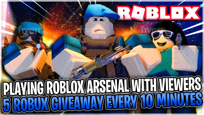 Make A High Quality Gaming Youtube Thumbnail By Pew Design - roblox arsenal youtube thumbnail
