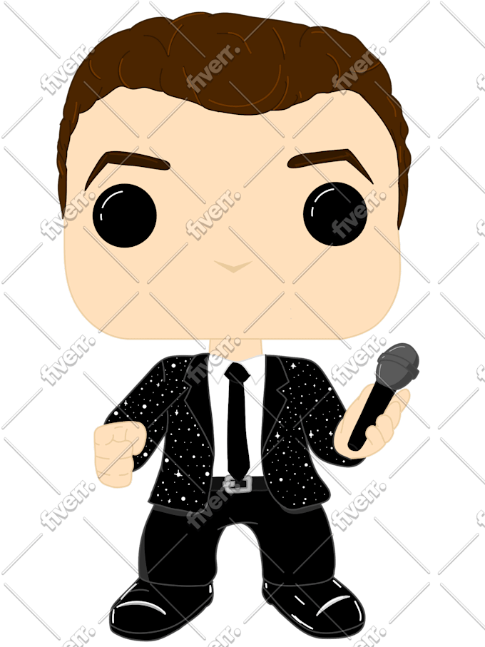 Do a custom funko pop design for you by 