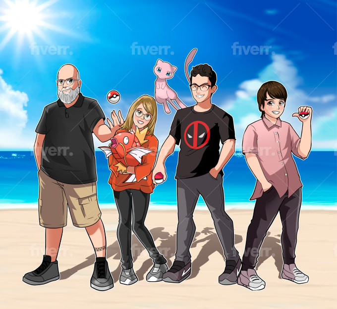 Draw you with your pokémon team by Ash_agnes