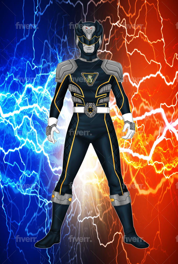 Create awesome power rangers design and costum super hero by Ekobambang25 |  Fiverr