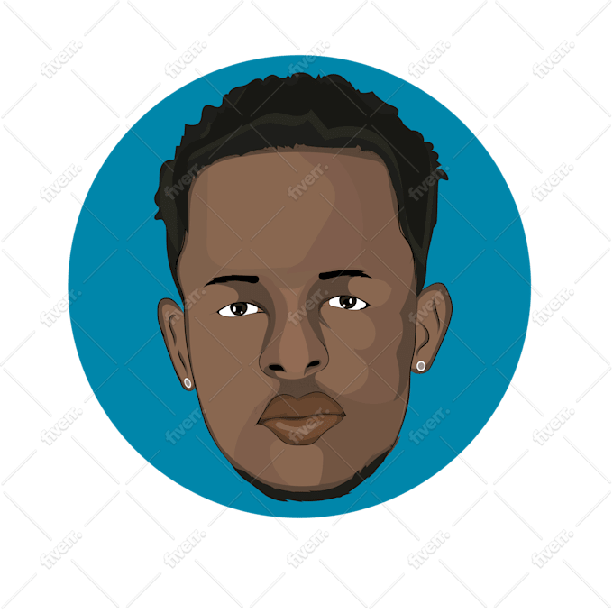 Design Vector Cartoon Portrait By Mohammad000