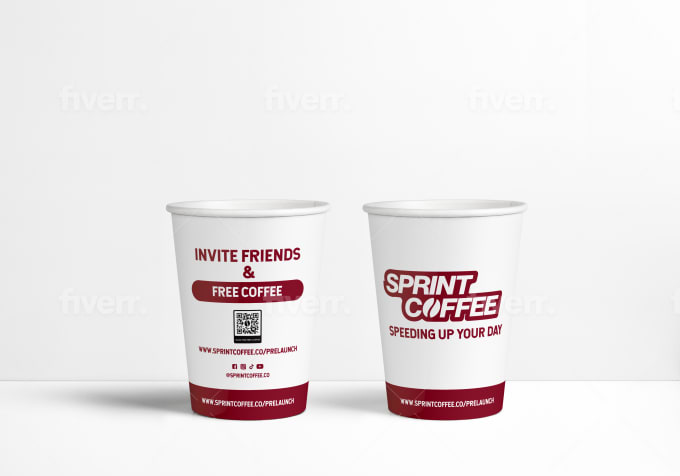 Premium Photo  Mock up for your design disposable cups for coffee