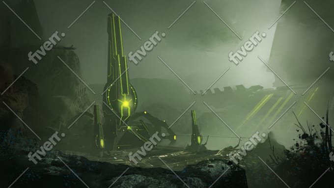 Create Environment Vehicle And Prop Concept Art By Dimax Art
