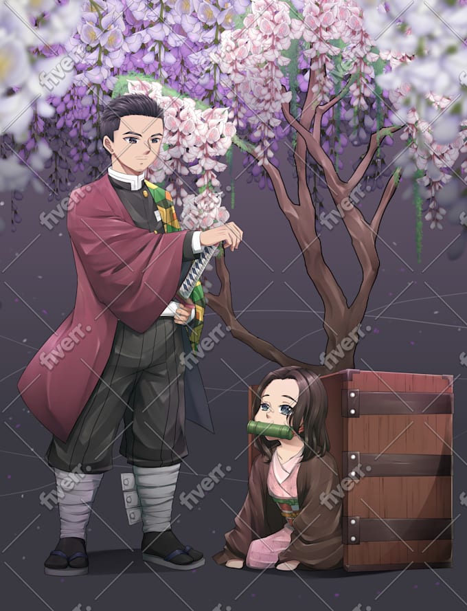 Draw Your Kimetsu No Yaiba Or Demon Slayers Character By Restra25 Fiverr Draw Your Kimetsu No Yaiba Or Demon Slayers Character By Restra25 Fiverr