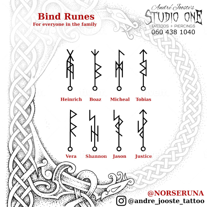 Bind runes on Danny today  Woodland Realm Tattoo Lounge  Facebook
