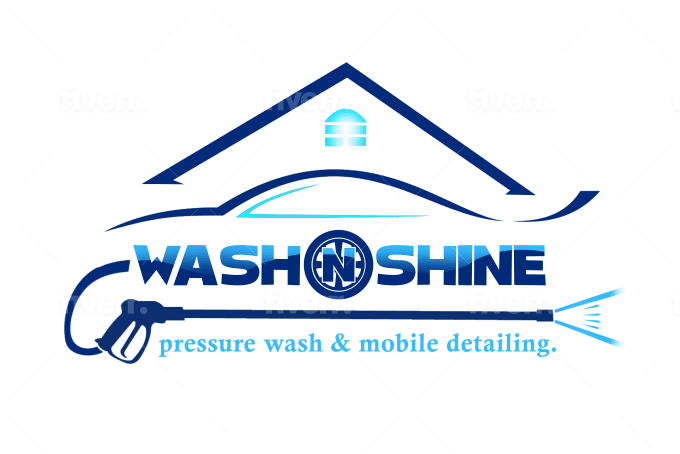 Do Professional Cleaning Power Or Pressure Washing Logo By Design Basket