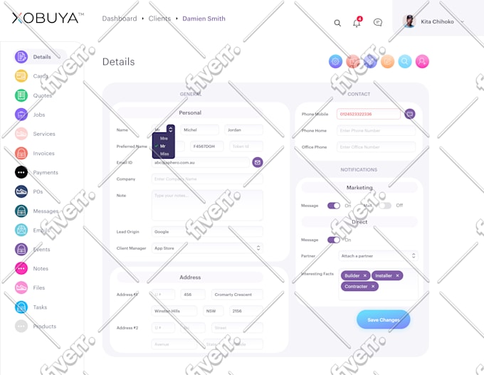 design your mobile app ui wireframe ux ios android by creoeuvre fiverr