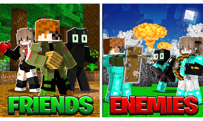 Make Best Minecraft 2d Thumbnail By Erenpolatn Fiverr