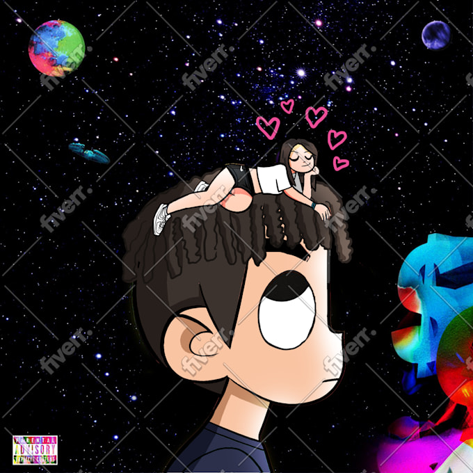 Make A Lil Uzi Vert Vs The World Type Of Artwork For You By