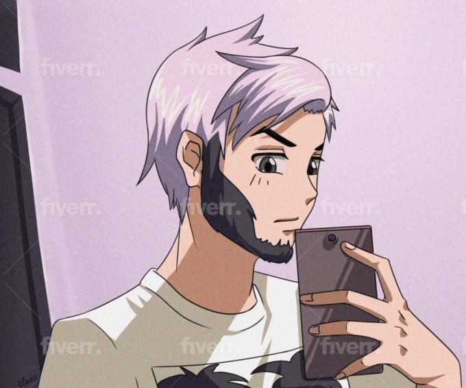 Draw A Portrait In Retro Anime Style By Vivi Eluxy