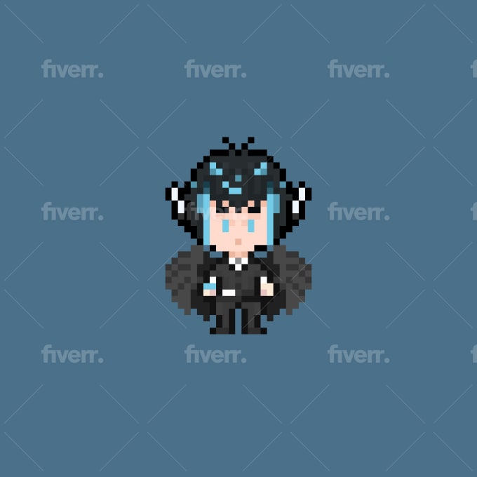 Vector Pixel Art Anime Girl Isolated Cartoon Royalty Free SVG, Cliparts,  Vectors, and Stock Illustration. Image 122905873.