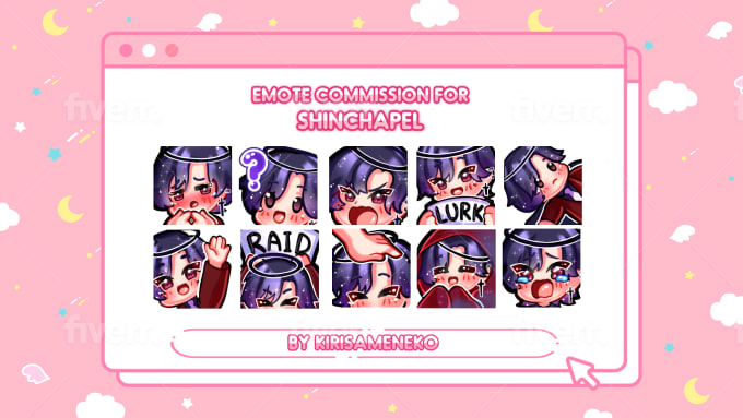 Lurk 3D Animated Emote V2 Discord Emotes Emote Commission 