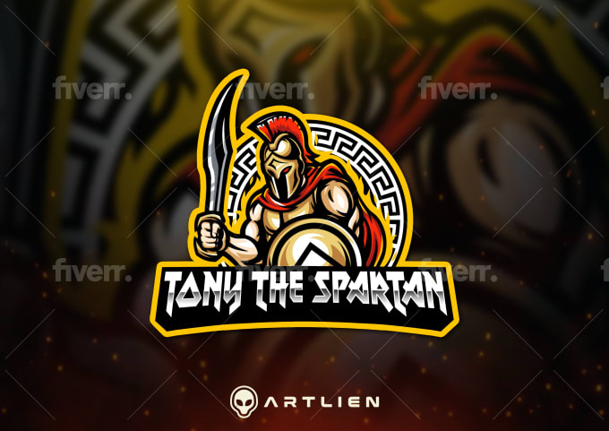 design gaming mascot logo for twitch, youtube, esport, sport