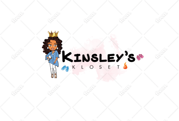Do Custom Hand Drawn Watercolor Logo By Visionarydezign
