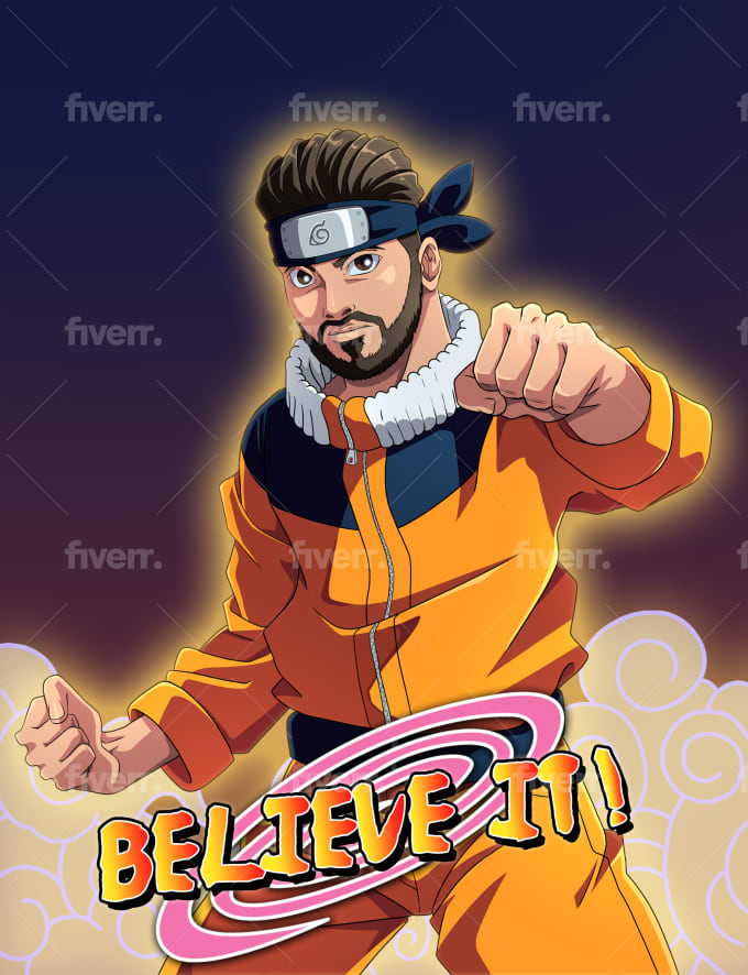 Draw You In Naruto Manga Anime Style By Okashy Fiverr Includes all 500 episodes of shippuden. draw you in naruto manga anime style