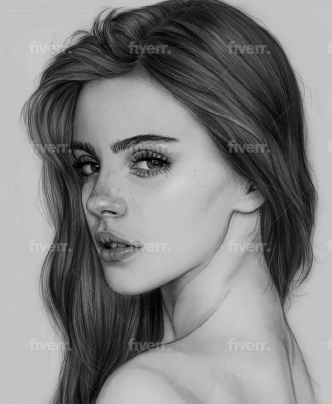 AI Image Generator: Highly Detailed Realistic Drawing Portrait of Beautiful  Young Fairy Tale Women