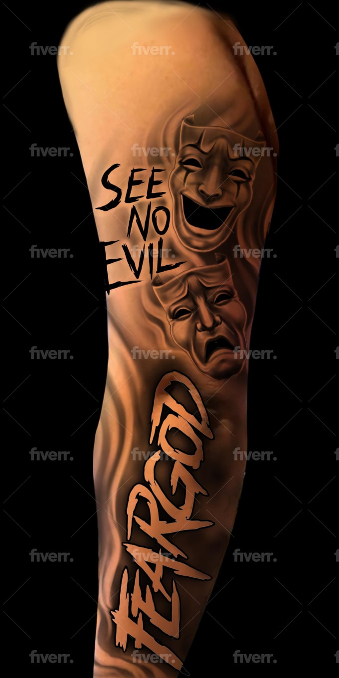 Only Fear God tattoo