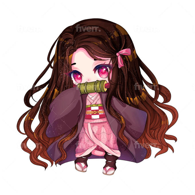 Get Drawing Nezuko Chibi Gif