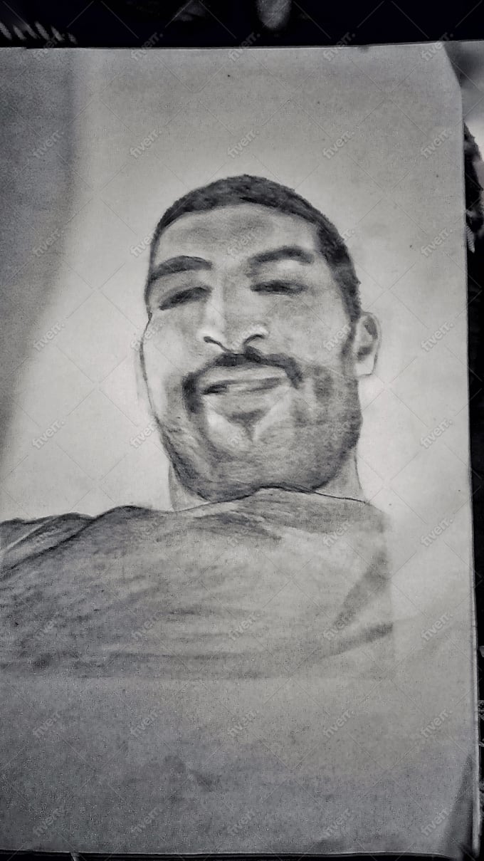 Draw Pencil Portrait On A4 And Send Photo Or Video To You By