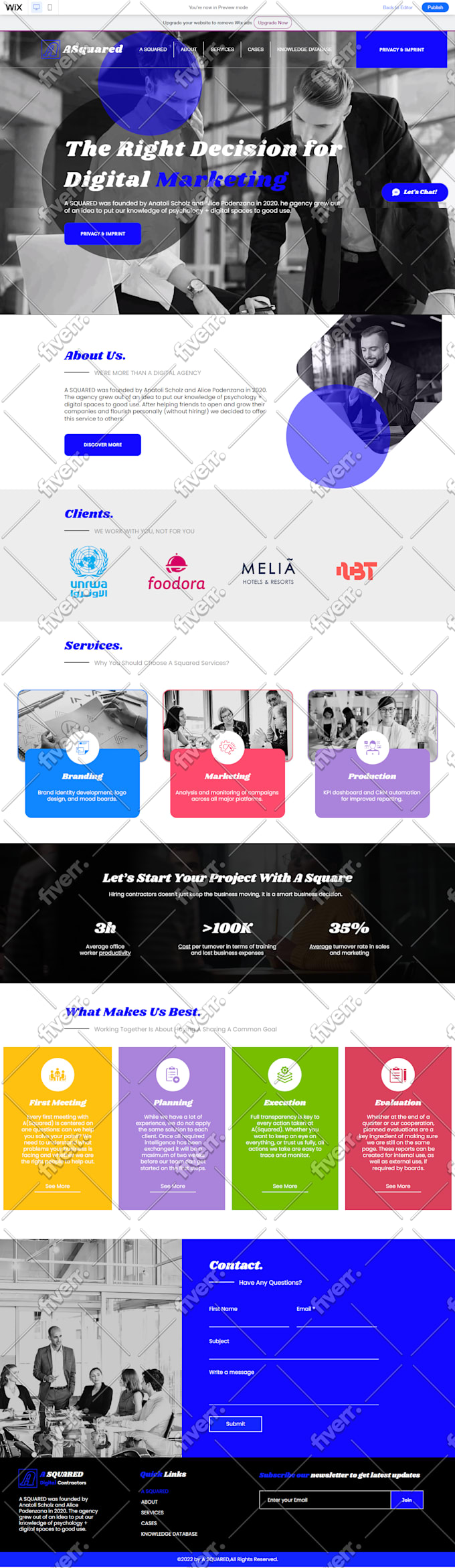 Do wix website design wix redesign wix website by Webion