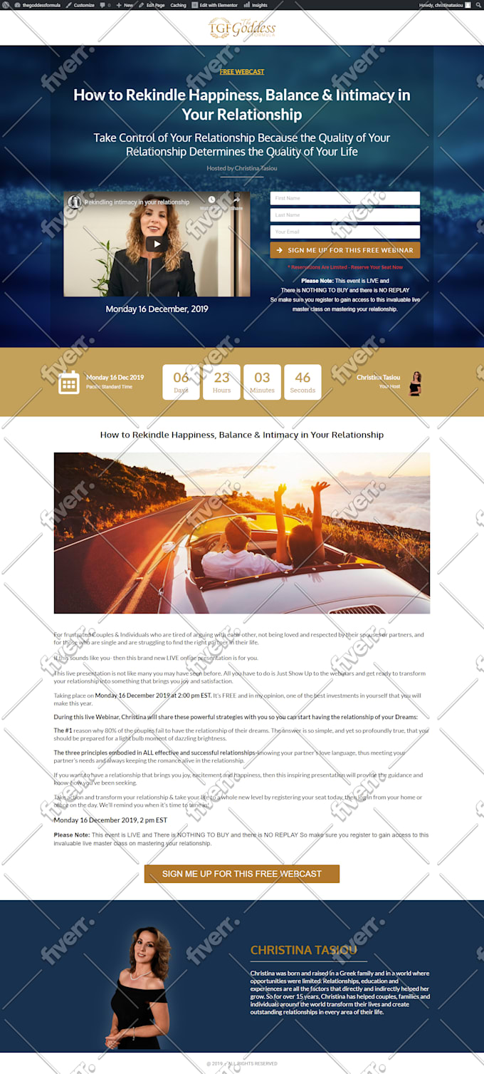 design responsive landing page