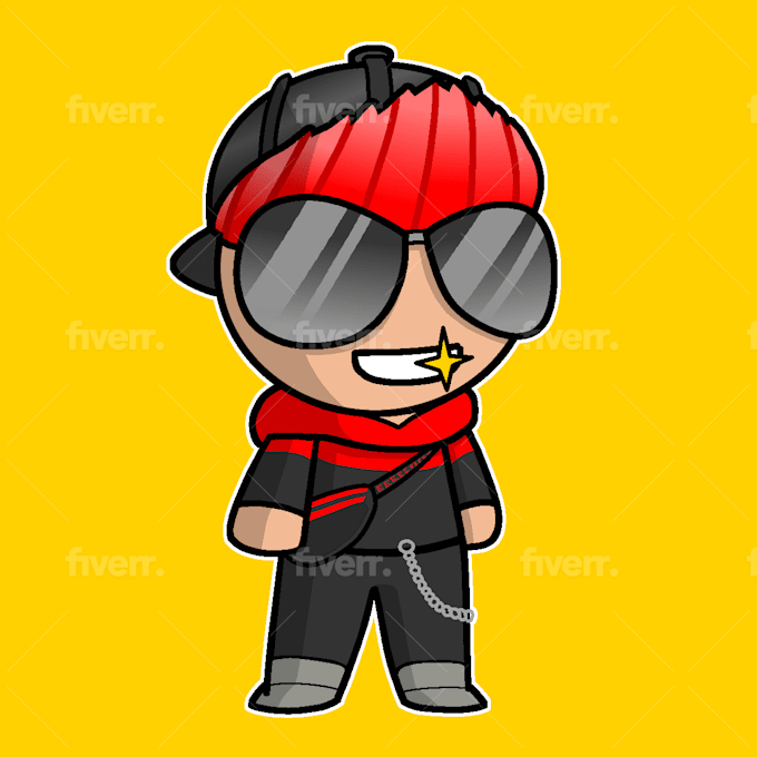 Draw Your Roblox Avatar In A Cute Style By Ganpotcom - draw your roblox minecraft or video game avatar by lilyputiann
