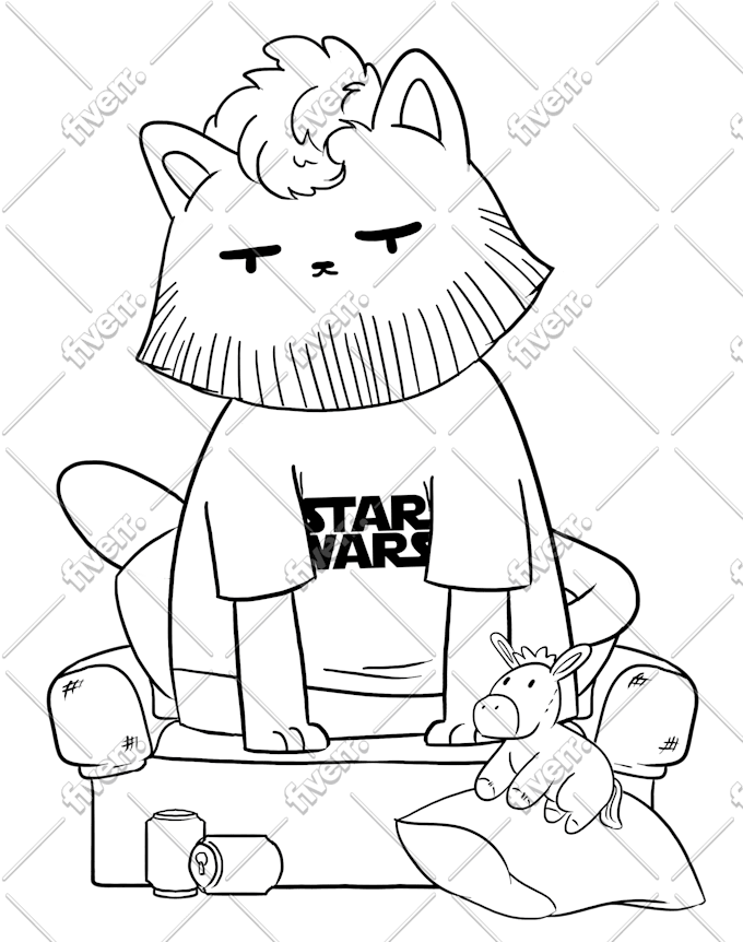 Turn You Into A Cute Chibi Cat Or Dog Or Any Animal By Thecosmicbook